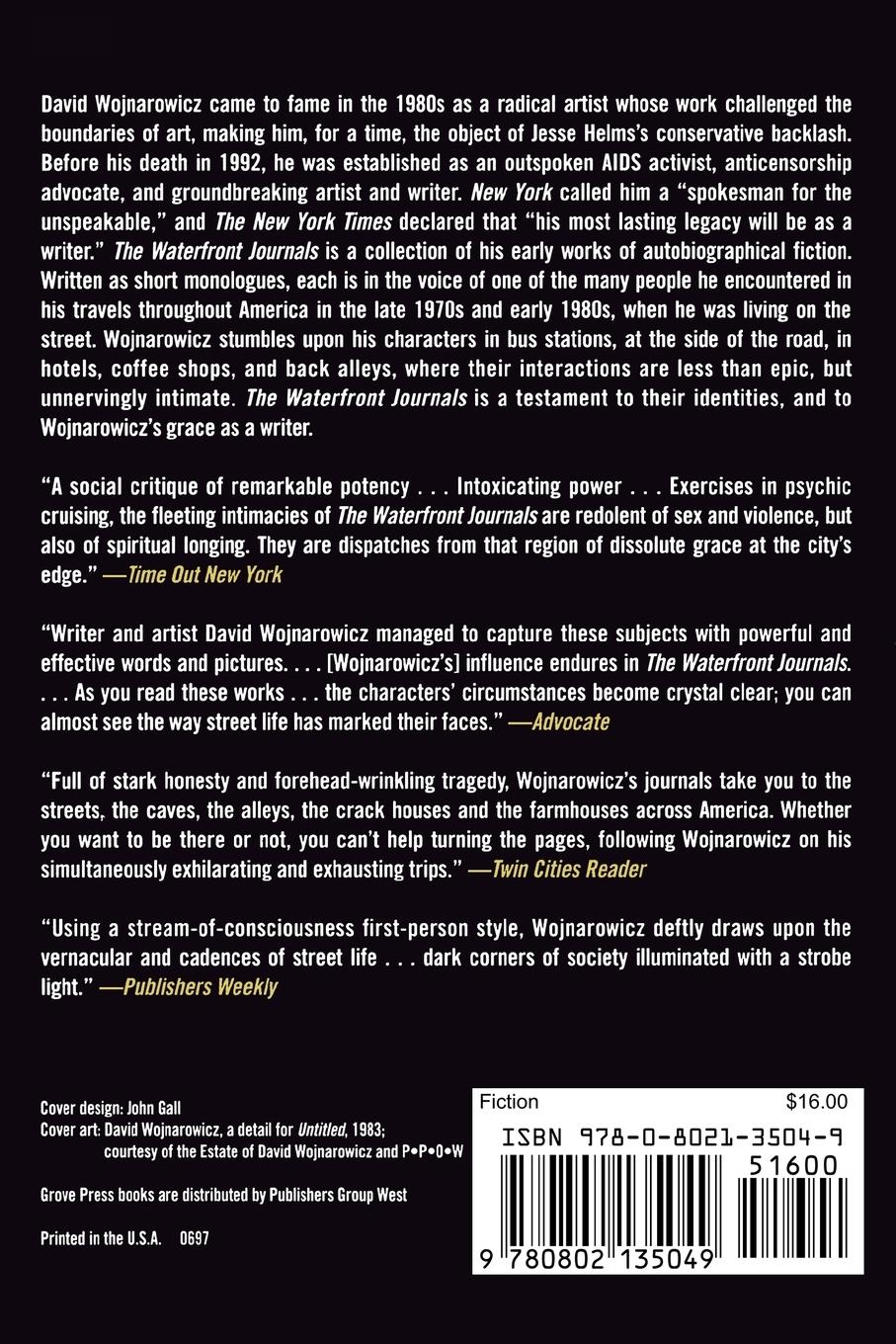 Rückseitencover The Waterfront Journals