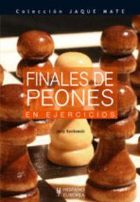Vorderes Coverbild Finales de peones en ejercicios