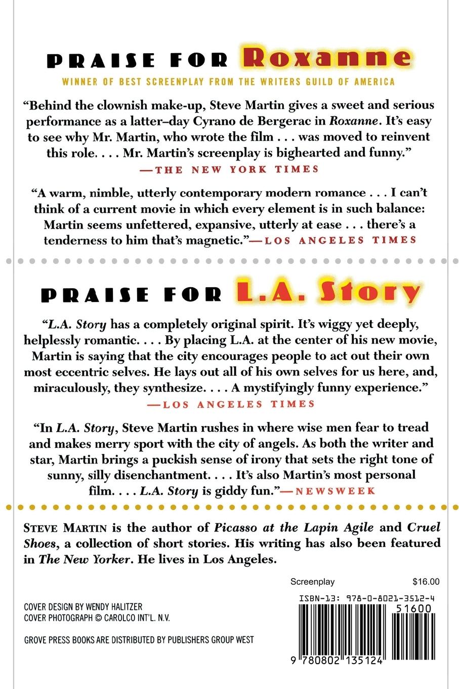 Rückseitencover L.A. Story and Roxanne