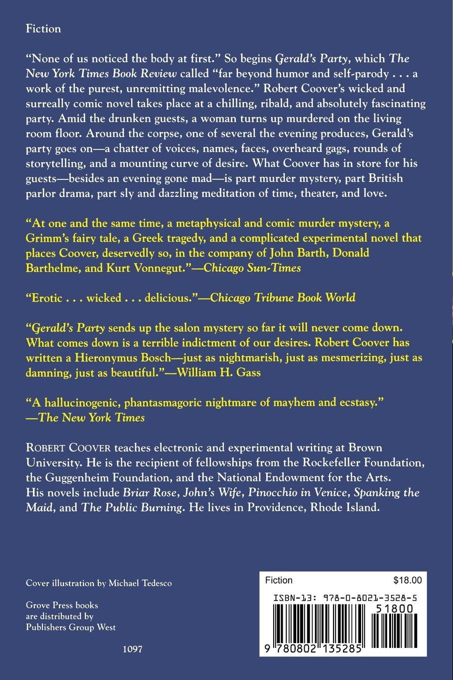 Rückseitencover Gerald's Party