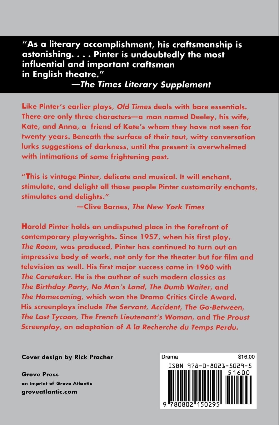 Rückseitencover Old Times