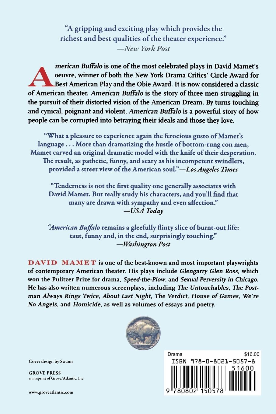 Rückseitencover American Buffalo