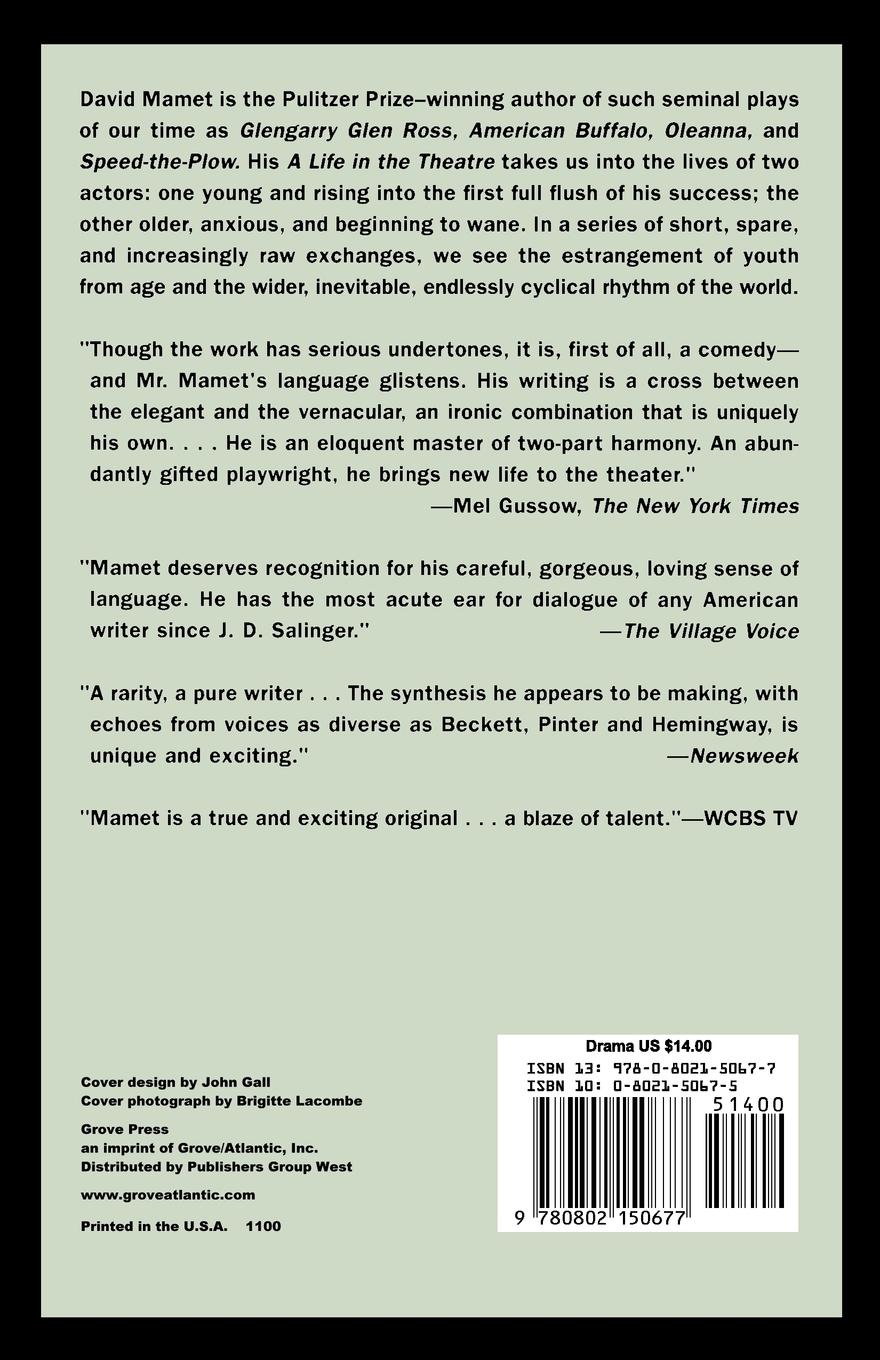 Rückseitencover Life in the Theatre