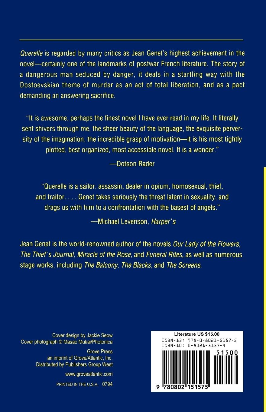 Rückseitencover Querelle