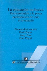 Vorderes Coverbild La educación inclusiva : de la exclusión a la plena participación del alumnado