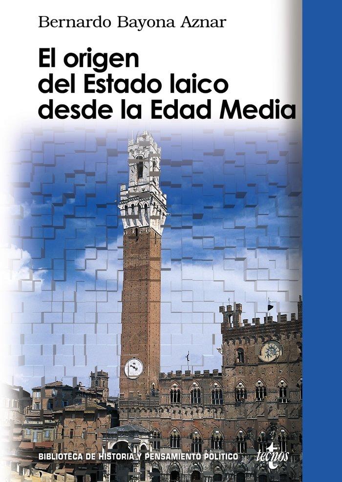 Vorderes Coverbild El origen del estado laico desde la Edad Media