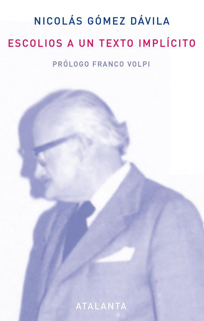 Vorderes Coverbild Escolios a un texto implícito