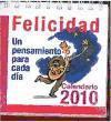 Vorderes Coverbild Calendario de la felicidad 2010. Un pensamiento para cada día