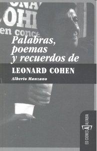 Vorderes Coverbild Palabras, poemas y recuerdos de Leonard Cohen