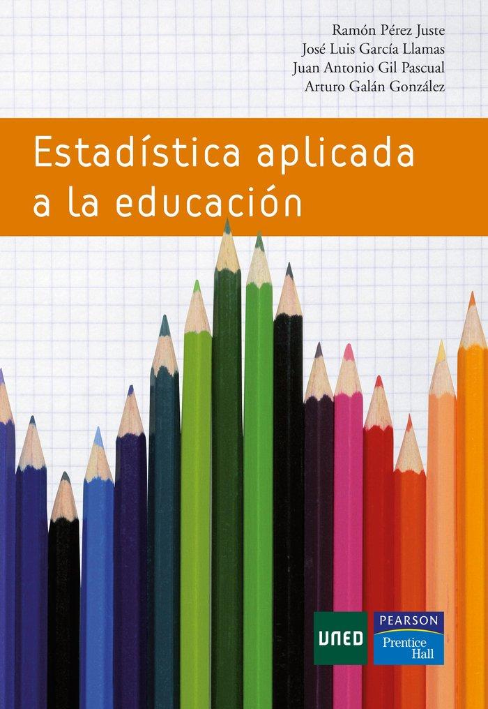 Vorderes Coverbild Estadística aplicada a la educación