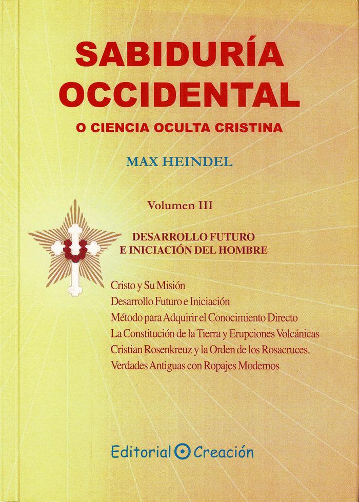 Vorderes Coverbild Sabiduria occidental o ciencia ocualta cristiana. Vol III