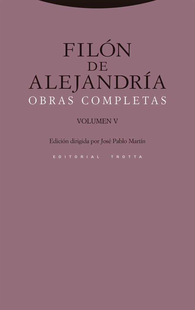 Vorderes Coverbild Filon de Alejandria.Obras completas
