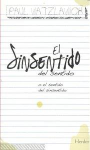Vorderes Coverbild Sinsentido del Sentido, El
