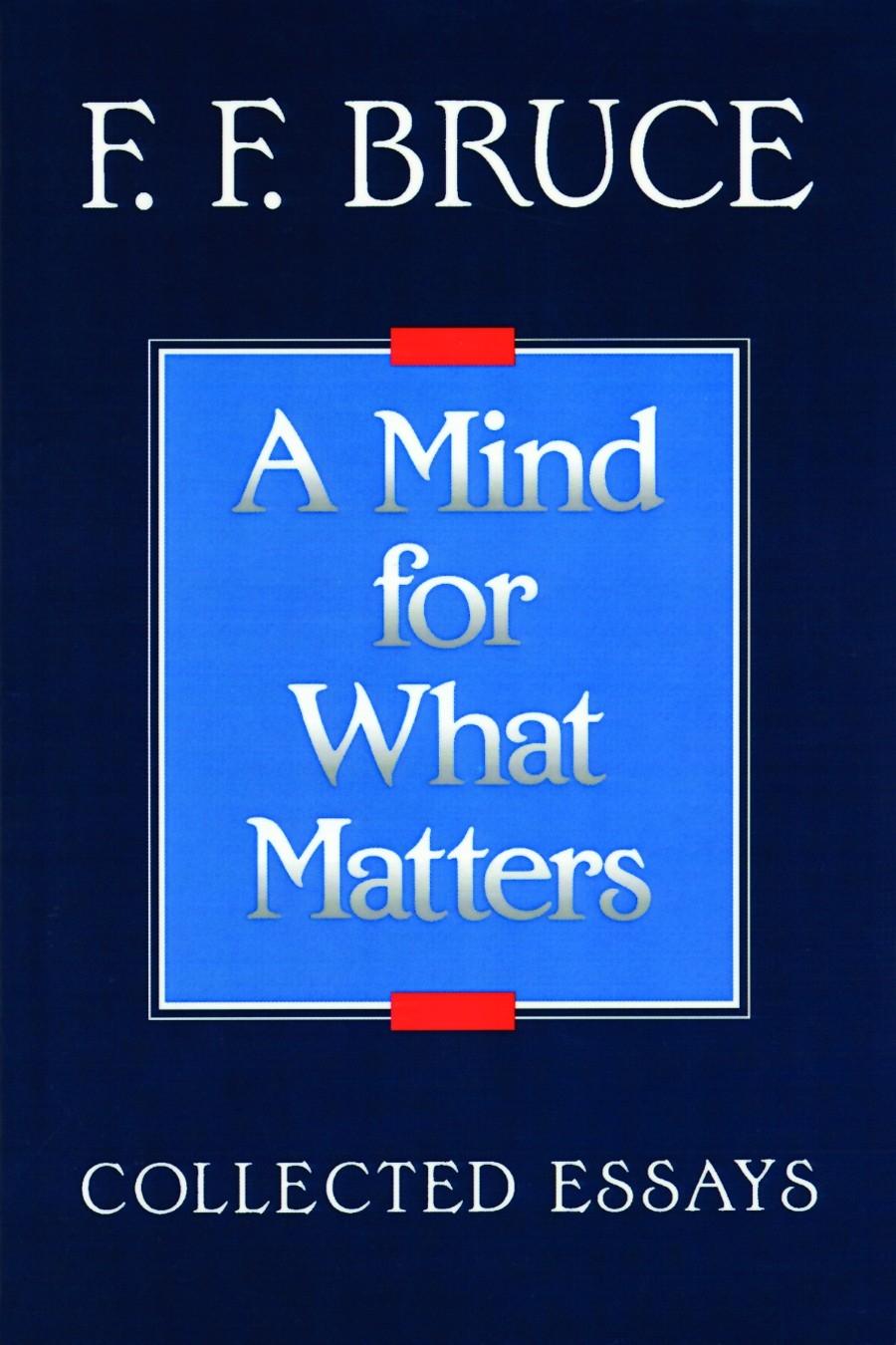 Vorderes Coverbild A Mind for What Matters