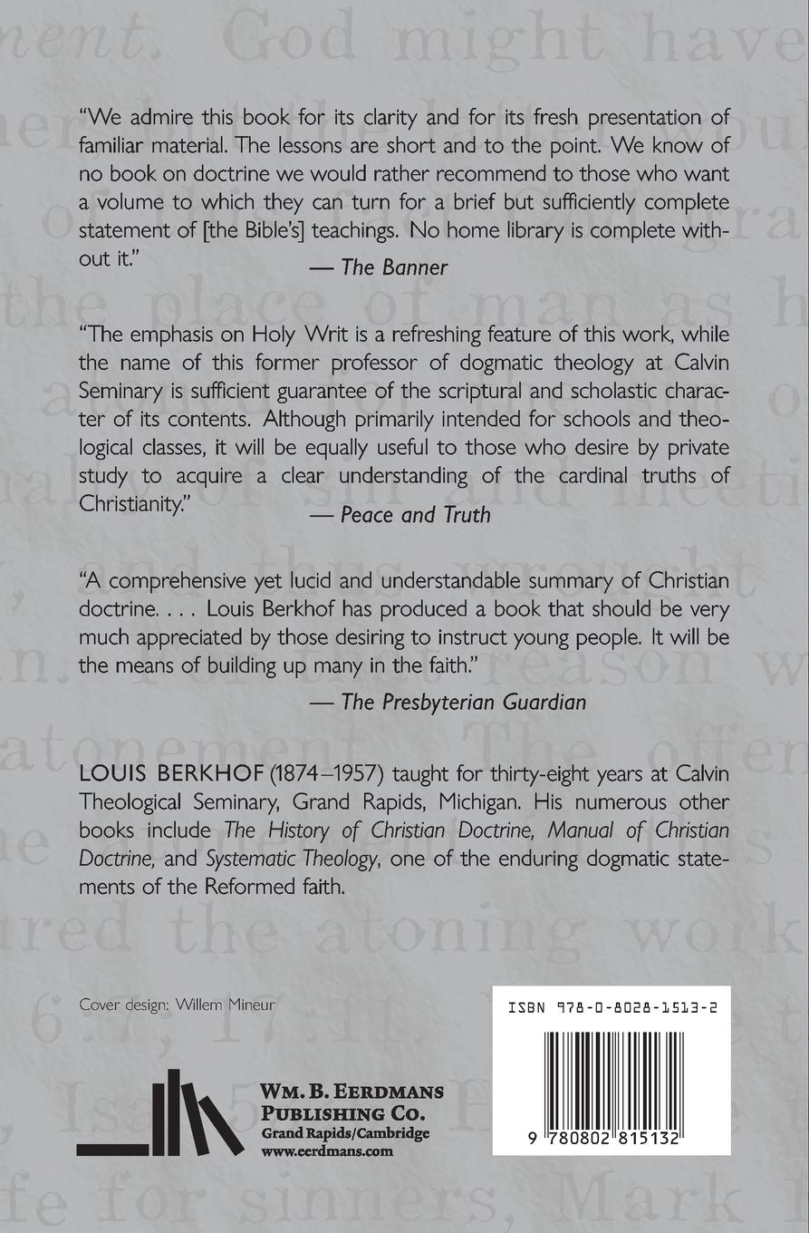 Rückseitencover Summary of Christian Doctrine