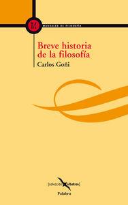 Vorderes Coverbild Breve historia de la filosofía