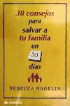 Vorderes Coverbild 30 consejos para salvar a tu familia en 30 días