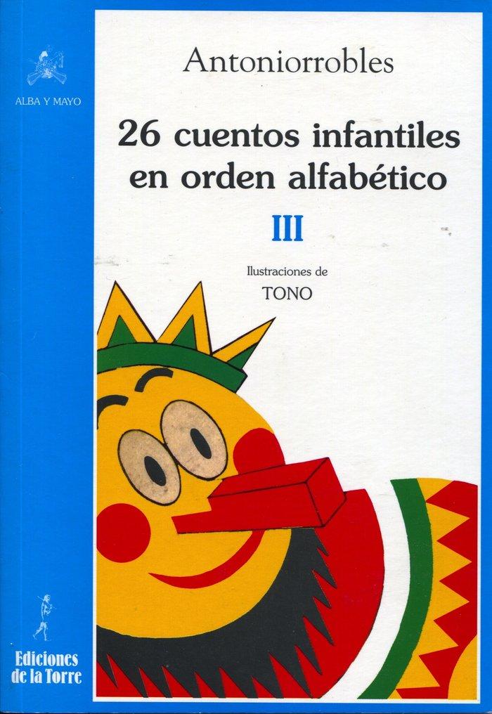 Vorderes Coverbild 26 cuentos infantiles en orden alfabético. Tomo III