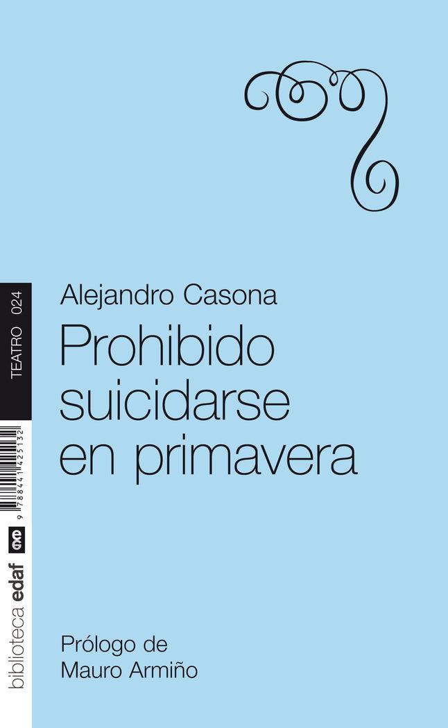 Vorderes Coverbild Prohibido suicidarse en primavera