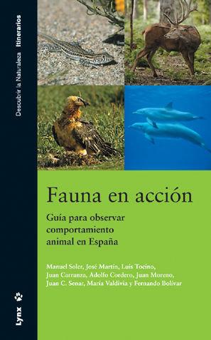 Vorderes Coverbild Fauna en acción : guía para observar comportamiento animal en España