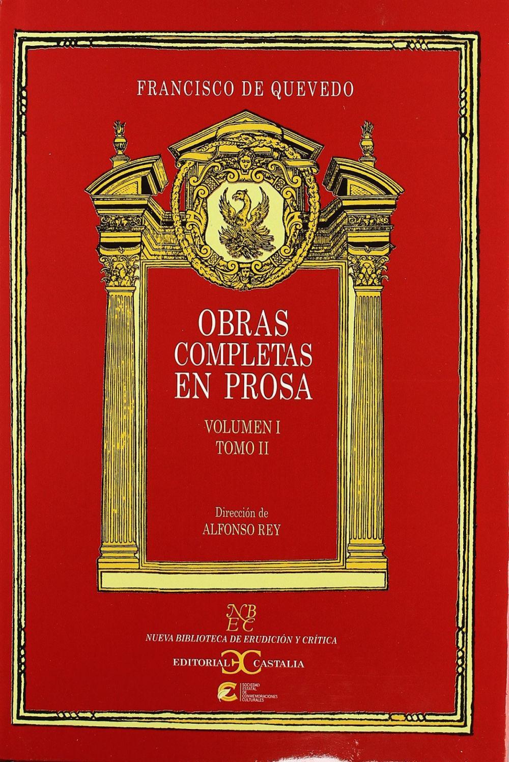 Vorderes Coverbild Obras completas en prosa. Volumen I. Tomo II .