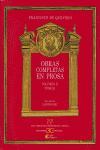Vorderes Coverbild Obras completas en Prosa. Volumen II, Tomo II: Relato picaresco: El Buscón