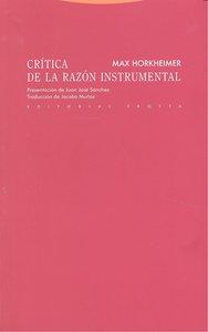 Vorderes Coverbild Crítica de la razón instrumental