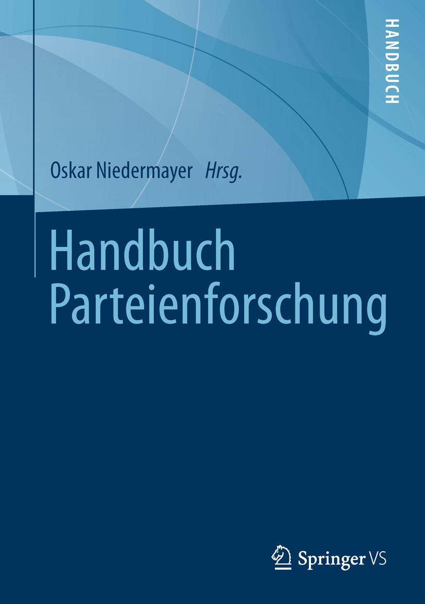 Vorderes Coverbild Handbuch Parteienforschung
