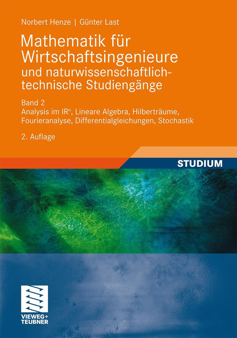 Vorderes Coverbild Mathematik für Wirtschaftsingenieure und naturwissenschaftlich-technische Studieng?e