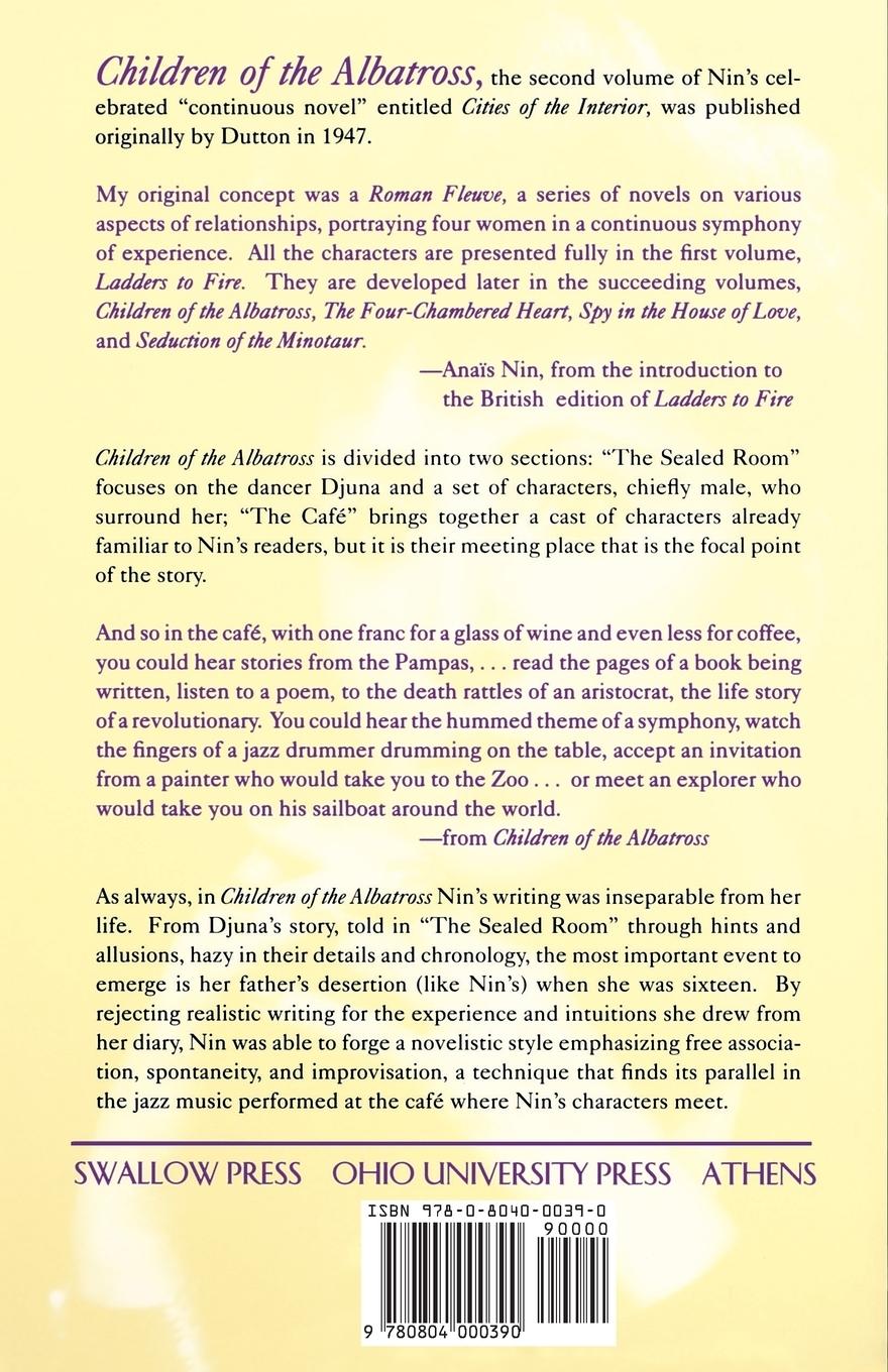 Rückseitencover Children of the Albatross