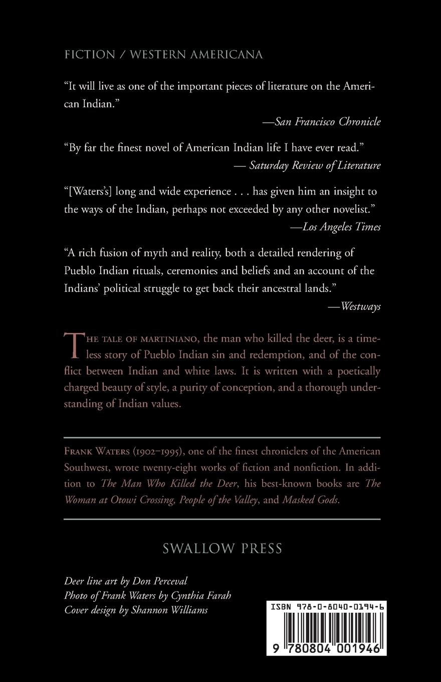 Rückseitencover The Man Who Killed The Deer