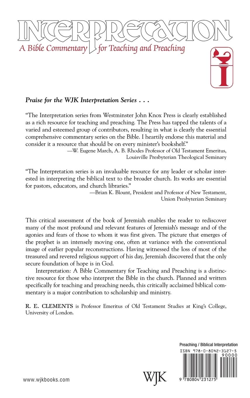 Rückseitencover Jeremiah