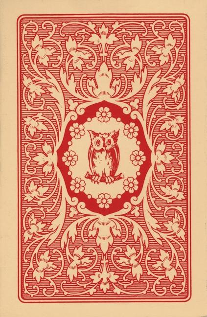 Vorderes Coverbild Lenormand Orakelkarten - rote Eule