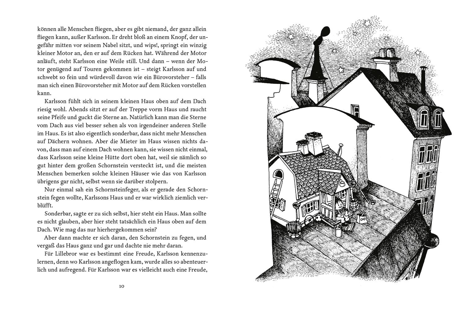 Beispielinhalt (Bild) Karlsson vom Dach Gesamtausgabe