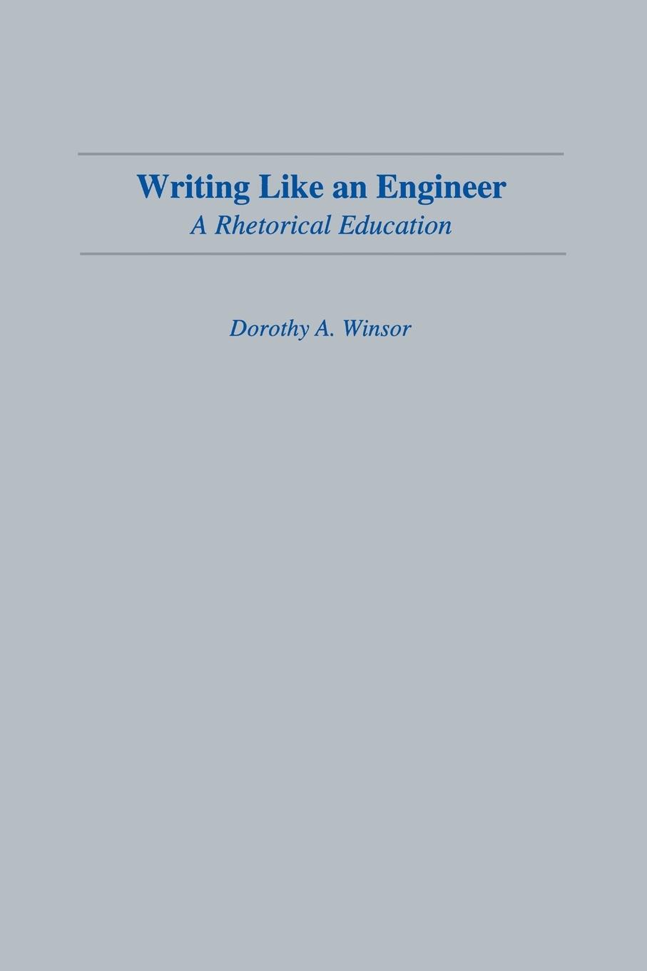 Vorderes Coverbild Writing Like An Engineer