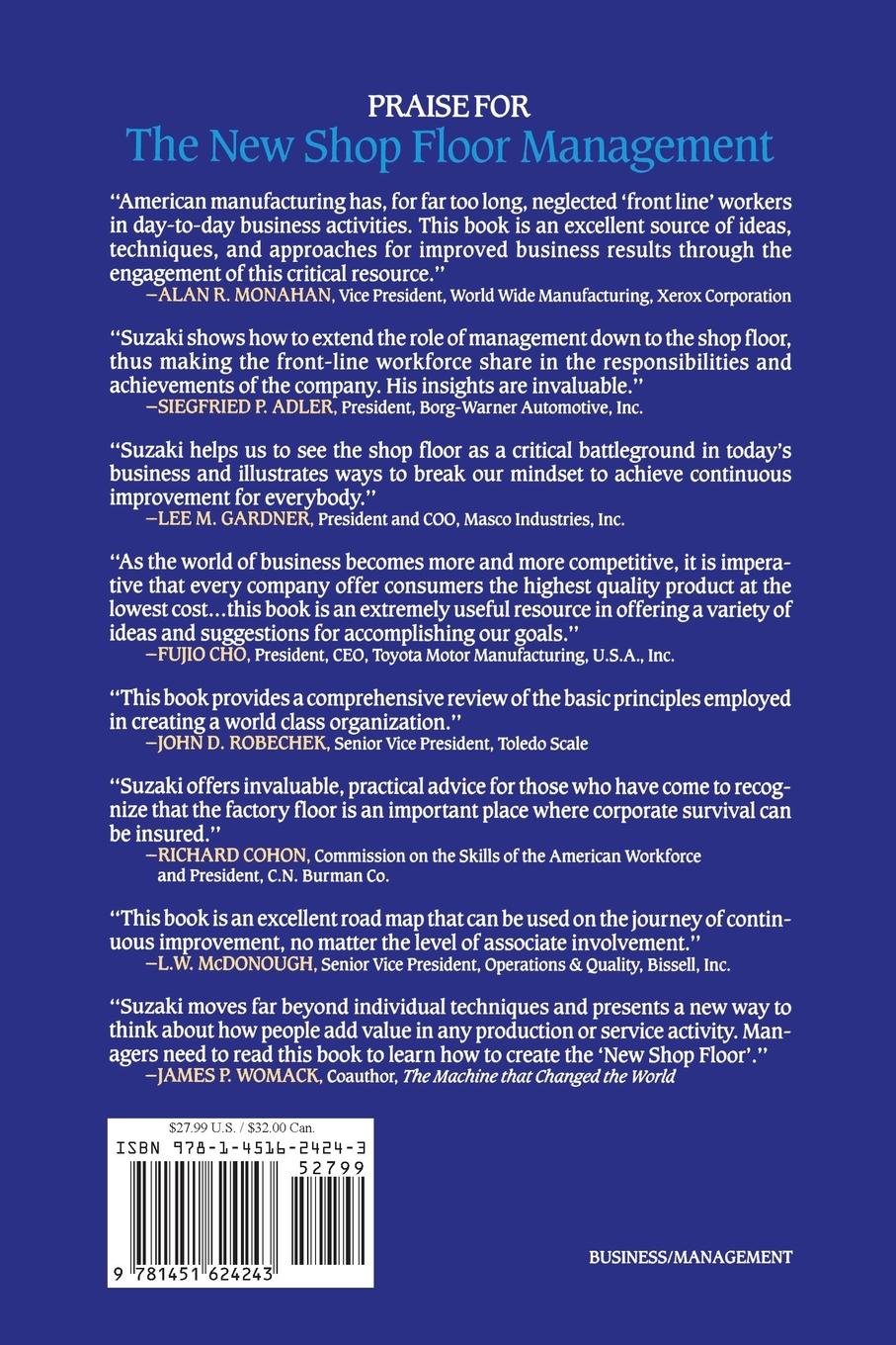 Rückseitencover New Shop Floor Management