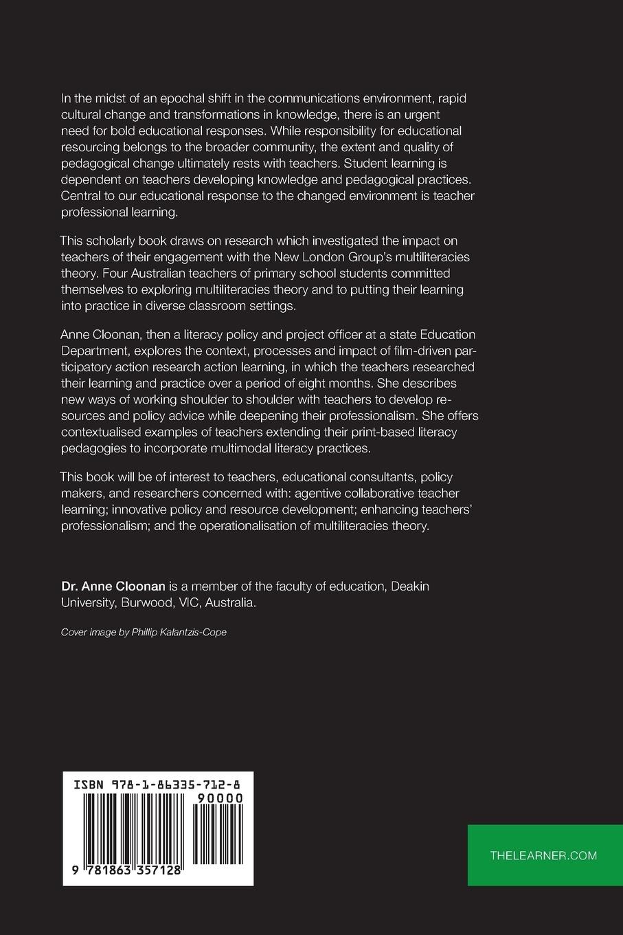 Rückseitencover Multiliteracies, Multimodality and Teacher Professional Learning