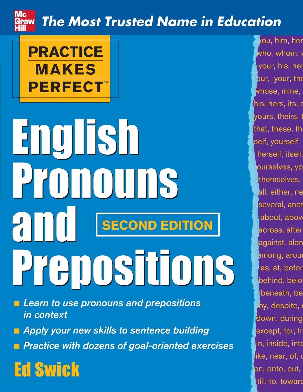 Vorderes Coverbild Practice Makes Perfect English Pronouns and Prepositions, Second Edition