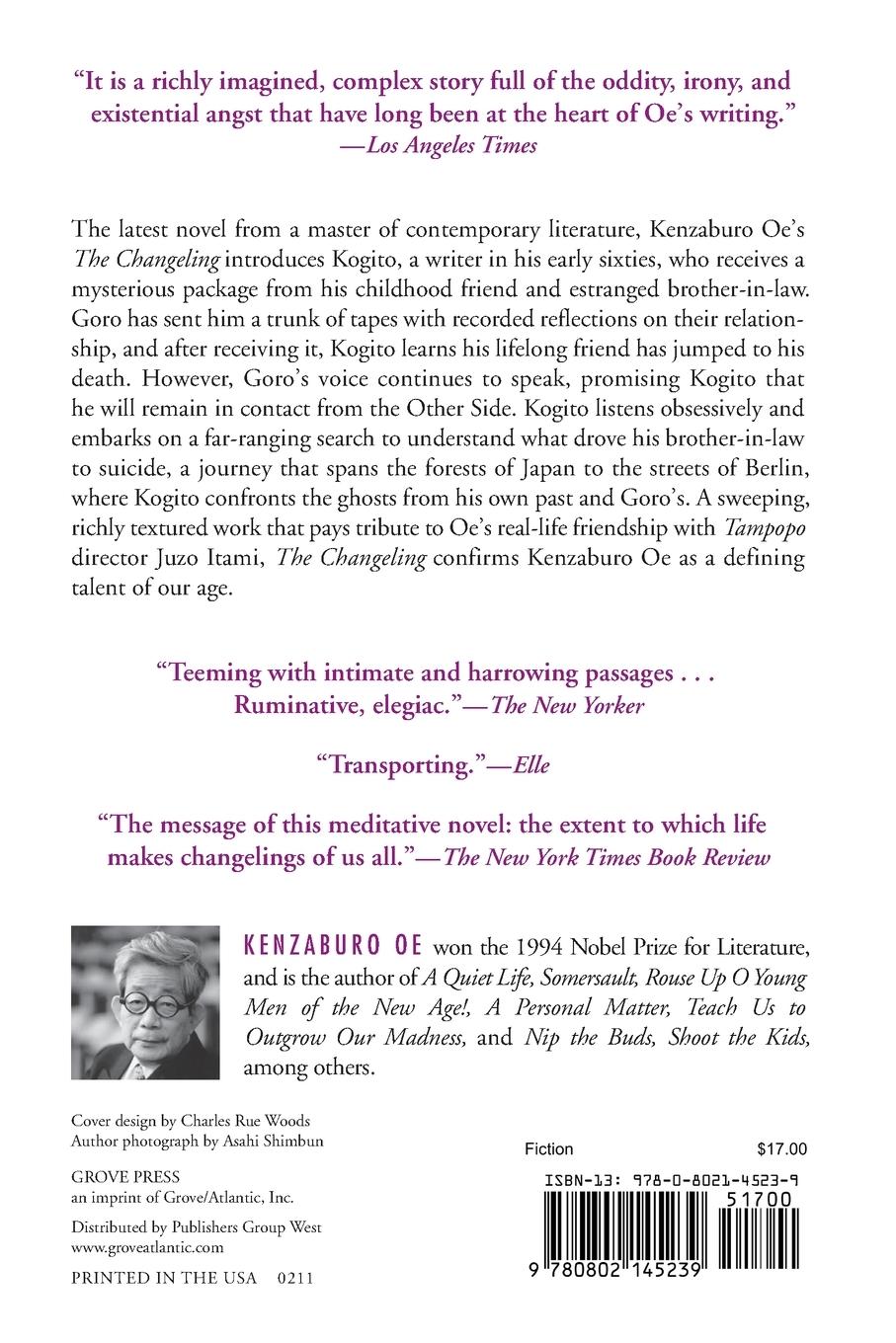 Rückseitencover The Changeling