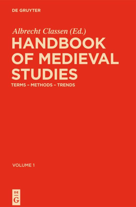 Vorderes Coverbild Handbook of Medieval Studies