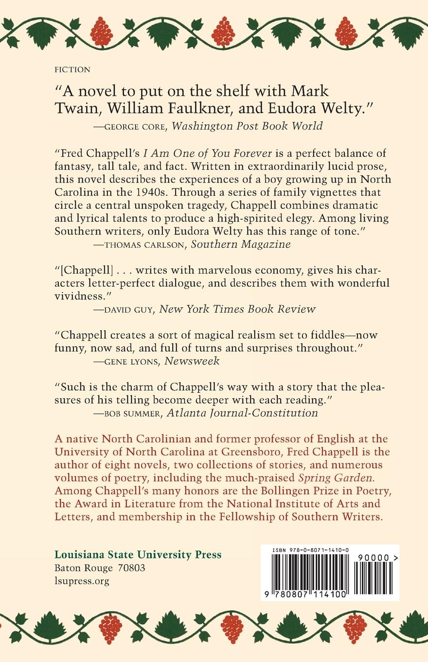 Rückseitencover I Am One of You Forever