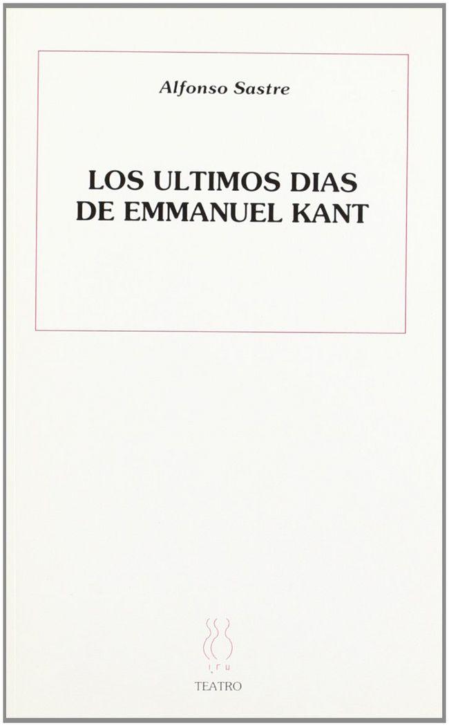 Vorderes Coverbild Ultimos días de Emanuel Kant