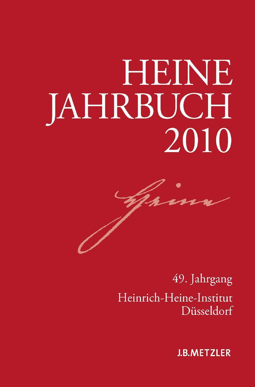 Vorderes Coverbild Heine-Jahrbuch 2010