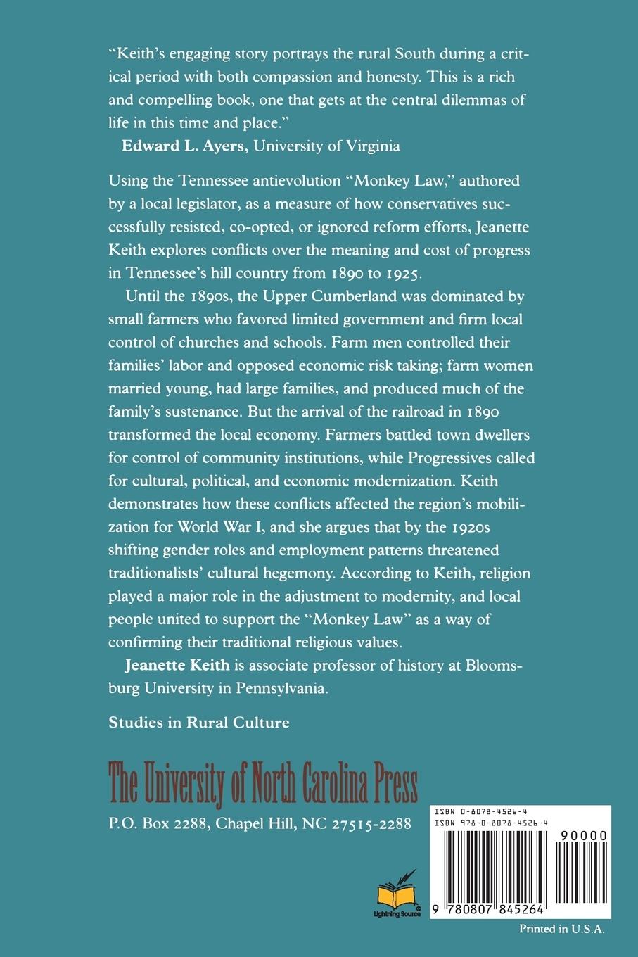 Rückseitencover Country People in the New South