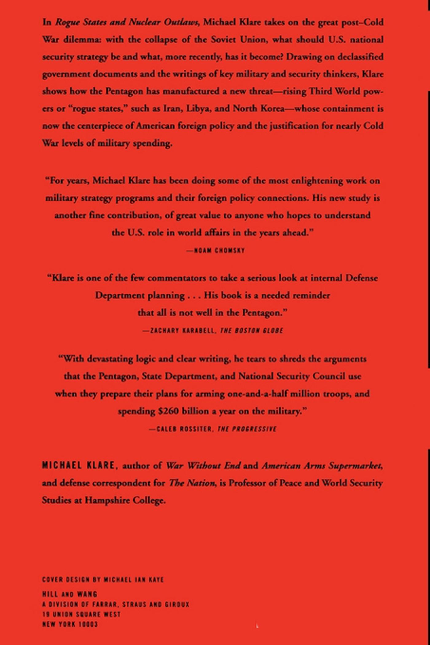 Rückseitencover Rogue States and Nuclear Outlaws