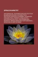 Vorderes Coverbild Sprachvarietät