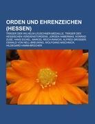 Vorderes Coverbild Orden und Ehrenzeichen (Hessen)