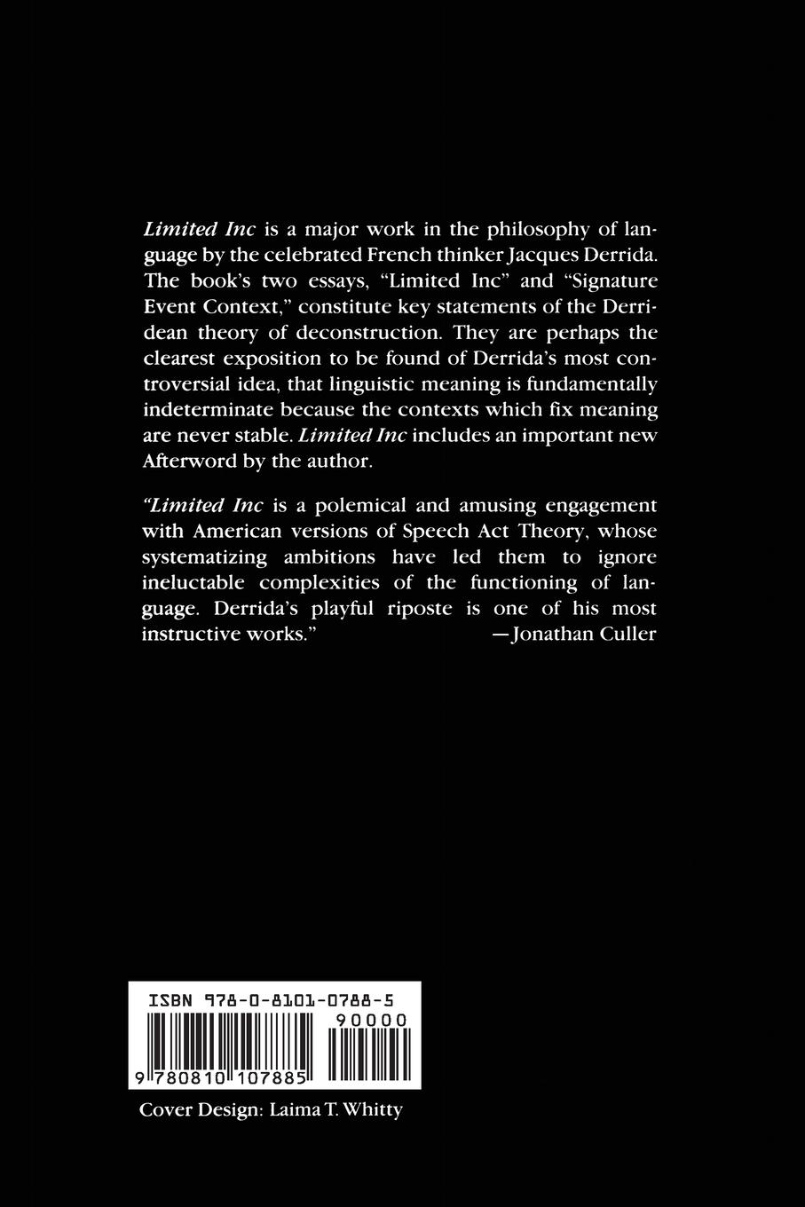 Rückseitencover Limited Inc