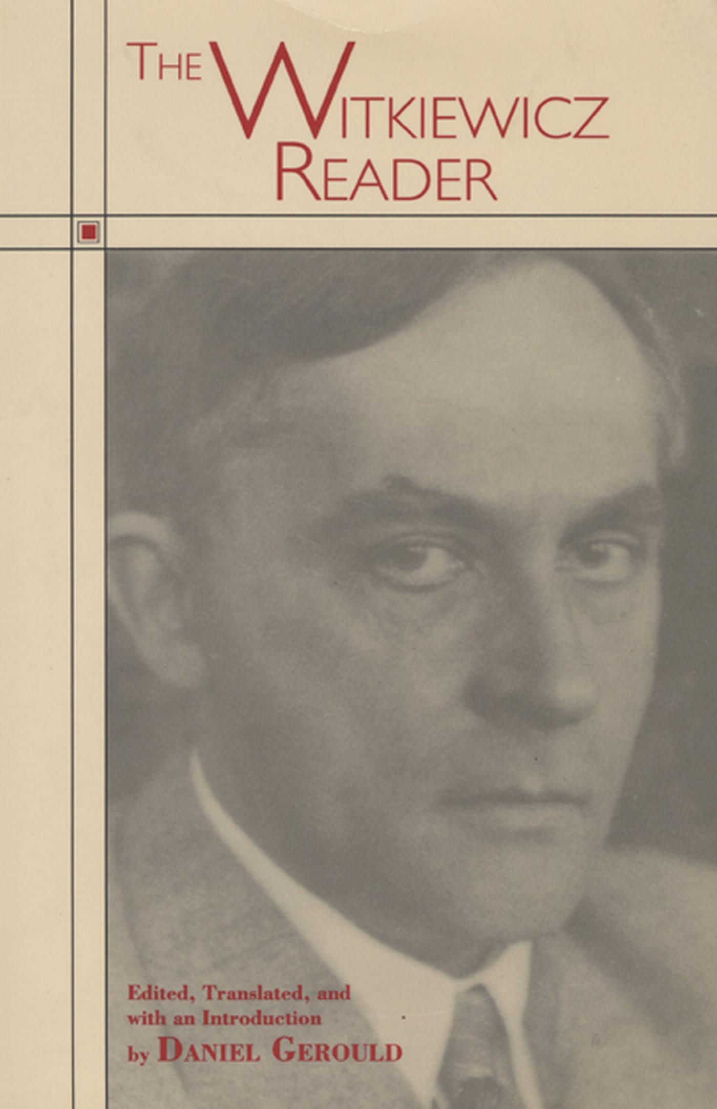 Vorderes Coverbild The Witkiewicz Reader