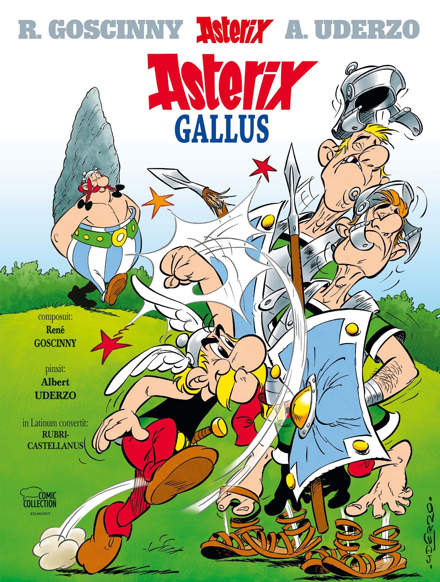 Vorderes Coverbild Asterix Lateinische Ausgabe 01. Gallus